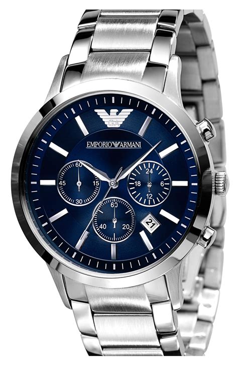 armani chronograph men's watch.